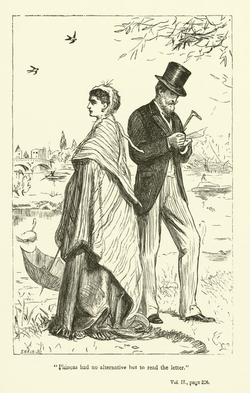 Ilustrace pro Phinease Finna od Anthony Trollope od John Everett Millais