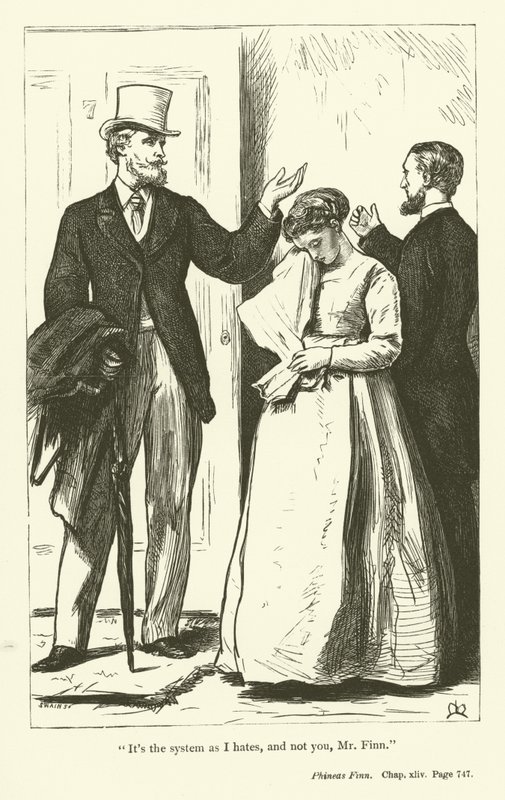 Ilustrace pro Phinease Finna od Anthony Trollope od John Everett Millais