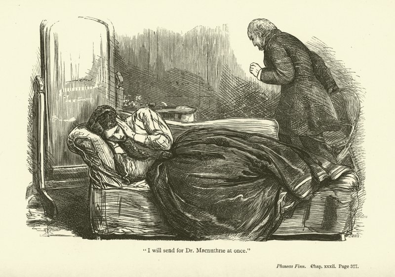 Ilustrace pro Phinease Finna od Anthony Trollope od John Everett Millais