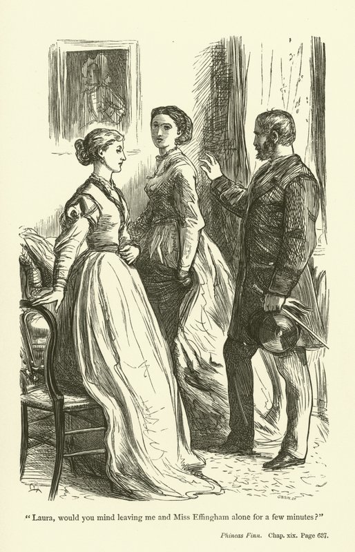 Ilustrace pro Phinease Finna od Anthony Trollope od John Everett Millais