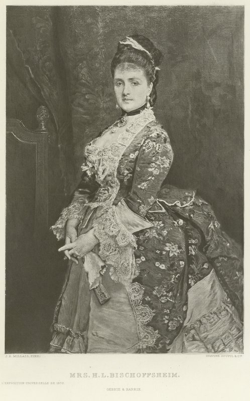 Paní H L Bischoffsheim (hlubotisk) od John Everett Millais