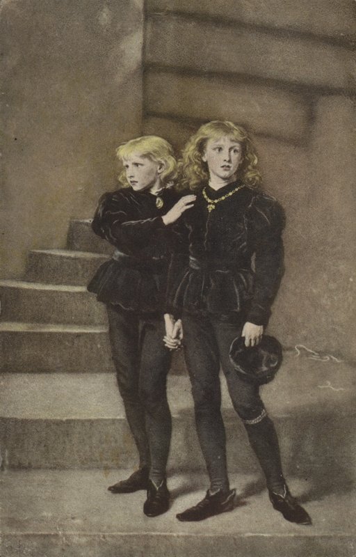 Dva princové Edward a Richard v Toweru od John Everett Millais