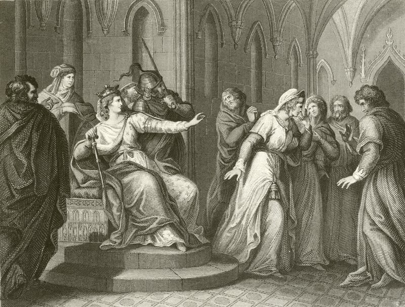 Císařovna Matilda odmítá propustit krále Štěpána od John Francis Rigaud