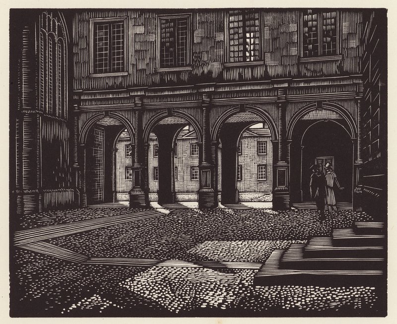 Cambridge: (dřevoryt) od John Frederick Greenwood