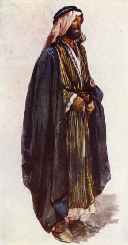 Arabský farmář (barva lito) od John Fulleylove