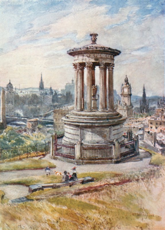 Edinburgh z Calton Hill od John Fulleylove