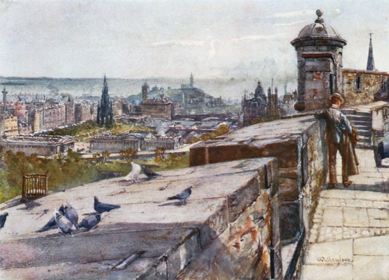 Edinburgh z hradu od John Fulleylove