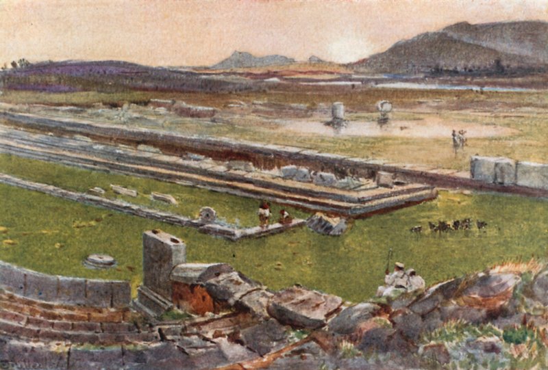 Megalopolis v Arcadii od John Fulleylove