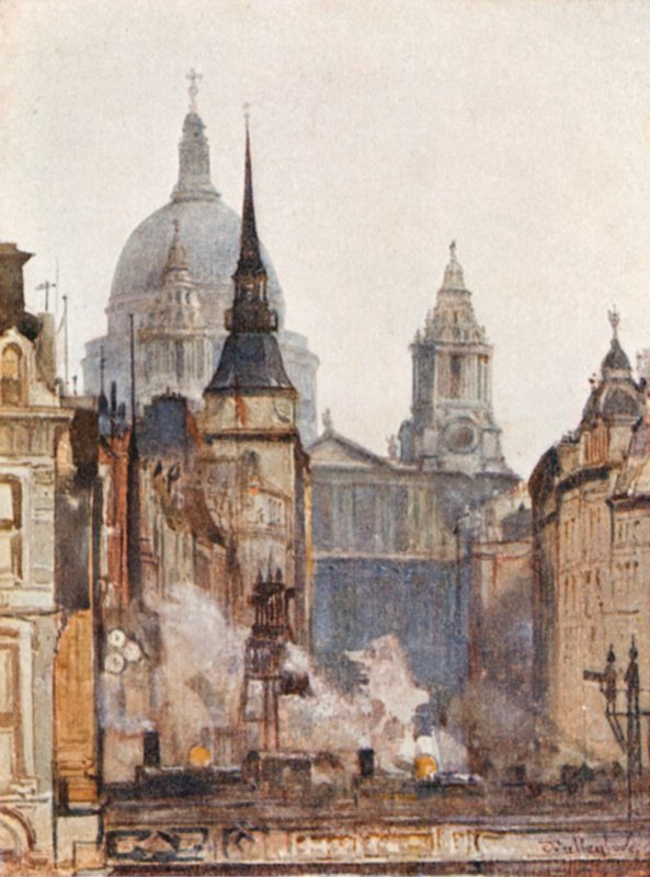 Katedrála svatého Pavla, z Ludgate Circus od John Fulleylove