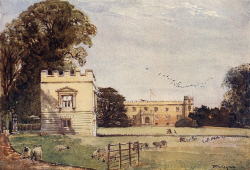 Syon House, Brentford, Garden Front (barevné lito) od John Fulleylove