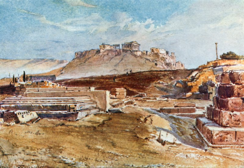 Dipylon v Aténách od John Fulleylove