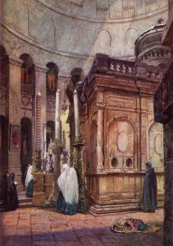 Rotunda a kaple Božího hrobu (barva lito) od John Fulleylove