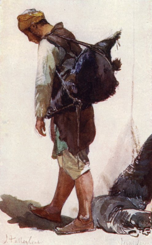 Water-Carrier (stojící postava) (barva lito) od John Fulleylove