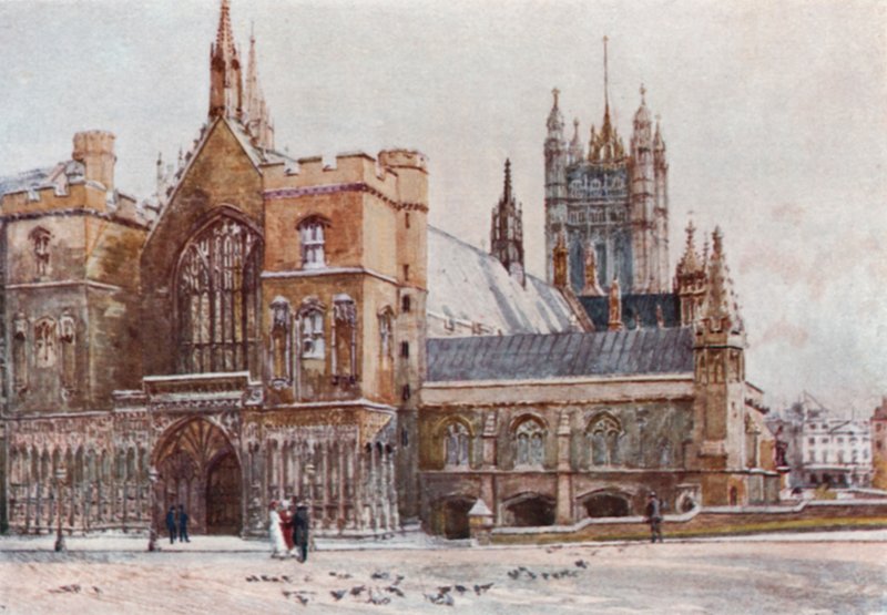 Westminster Hall a Victoria Tower od John Fulleylove