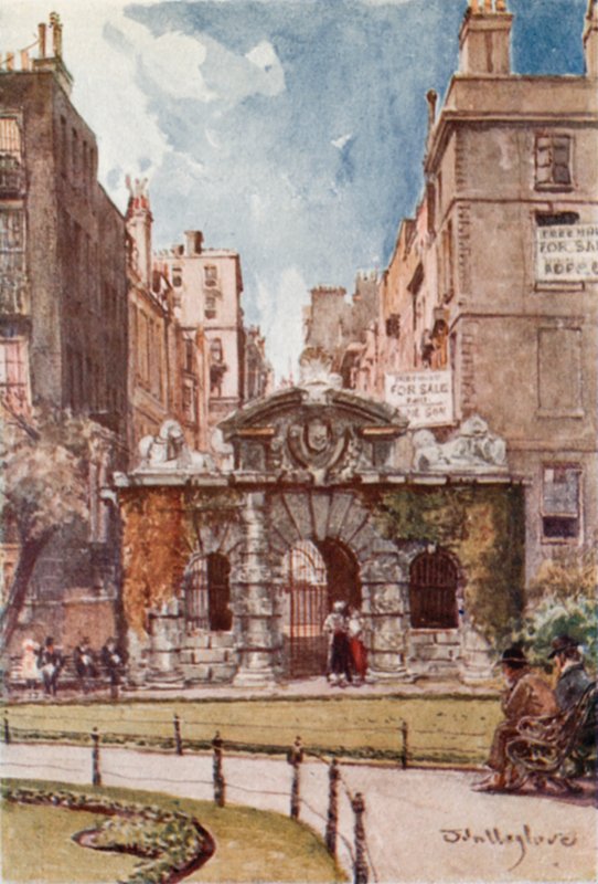 York Gate, Buckingham Street, Strand od John Fulleylove