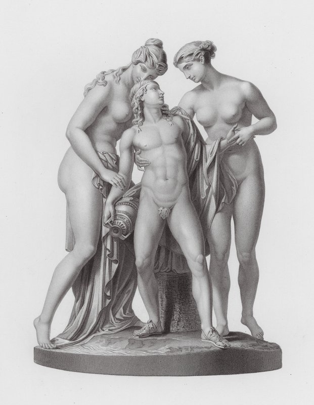 Hylas (rytina) od John Gibson