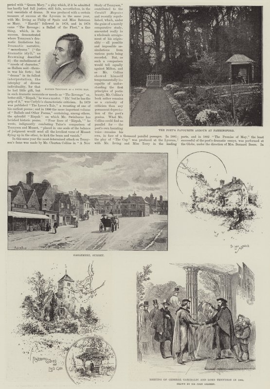 Alfred, Baron Tennyson, laureát básníka od John Gilbert