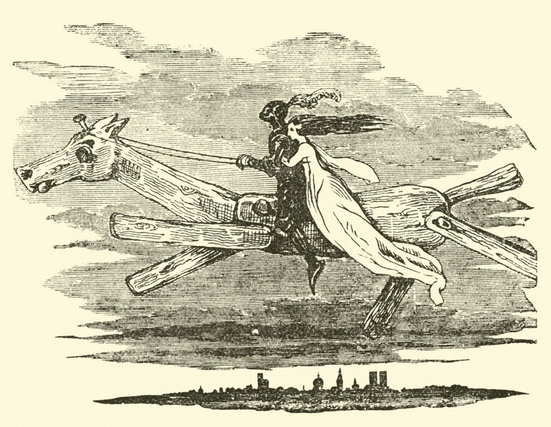 Don Quijote na zakletém koni od John Gilbert