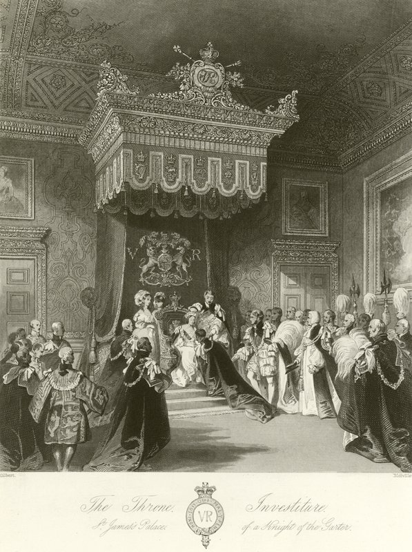 Investitura rytíře Podvazku od John Gilbert