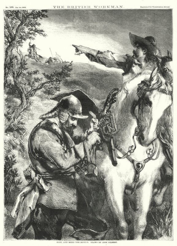 Zastavte se a opravte sponu (rytí) od John Gilbert