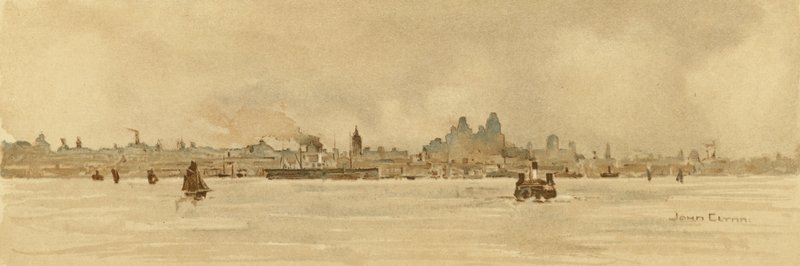 Liverpool (barevné lito) od John Glynn