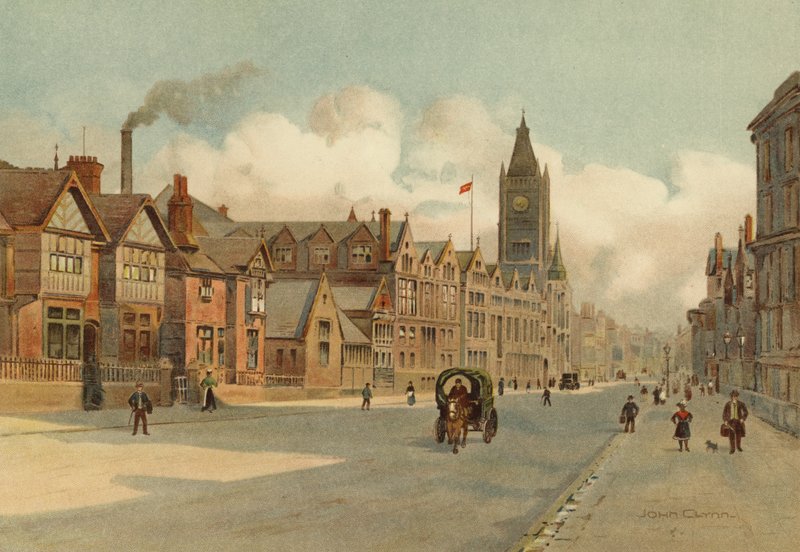 Liverpoolská univerzita (barevné lito) od John Glynn