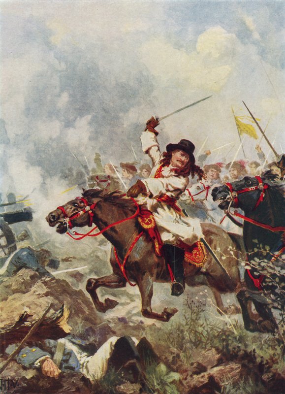 Frederick William, velký kurfiřt, ve Fehrbellinu od John Harris Valda