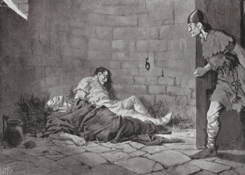Uvěznění a smrt vévodů Erika a Valdemara od John Harris Valda