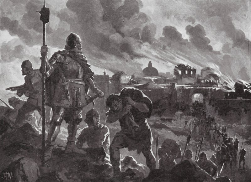 Ivan Černý zapálí Žabliak od John Harris Valda