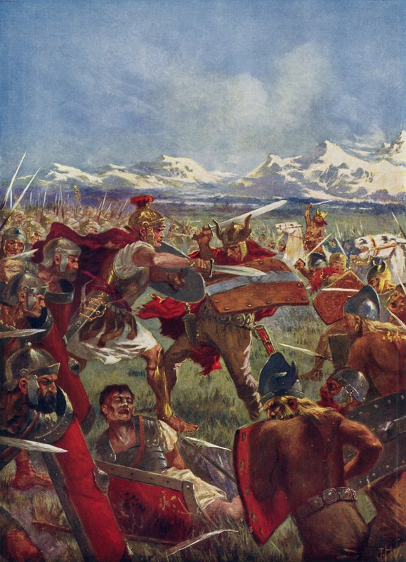 Marcellus souboj s Virdumarem od John Harris Valda