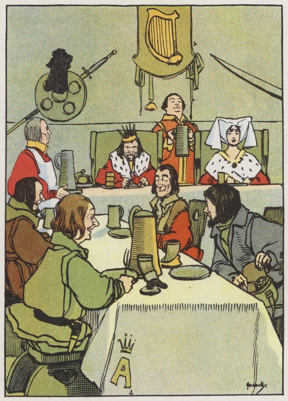 Dokončení královského pudinku (barva litho) od John Hassall
