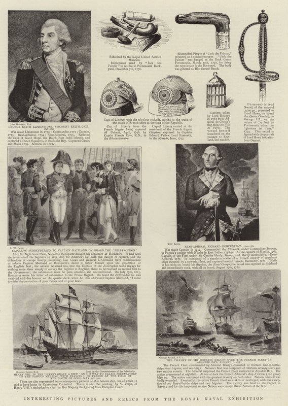 Zajímavé obrázky a památky z královské námořní výstavy od John Hoppner