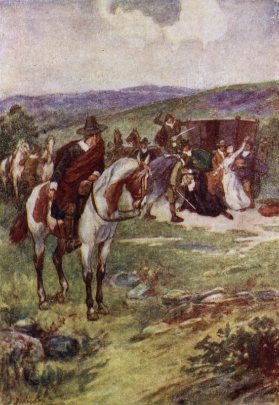 Vražda Jamese Sharpa, arcibiskupa ze St Andrews militantní Covenanters, Magus Muir, Skotsko od John Jellicoe