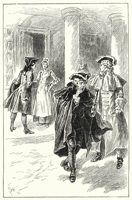 Konec vigilie (litho) od John Jellicoe