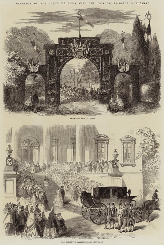 Sňatek hraběte de Paris s princeznou Isabelle d