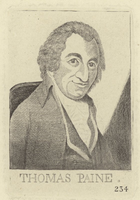 Portrét Thomase Painea od John Kay