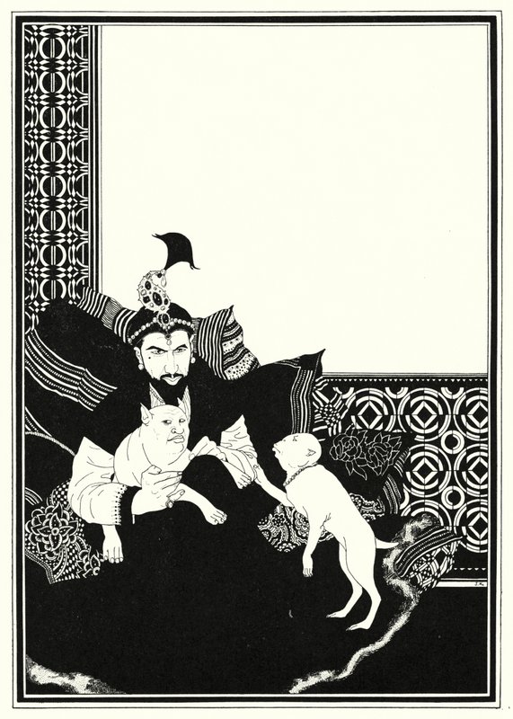 Ilustrace k Příběhu Aladina a báječné lampy (litho) od John Kettelwell