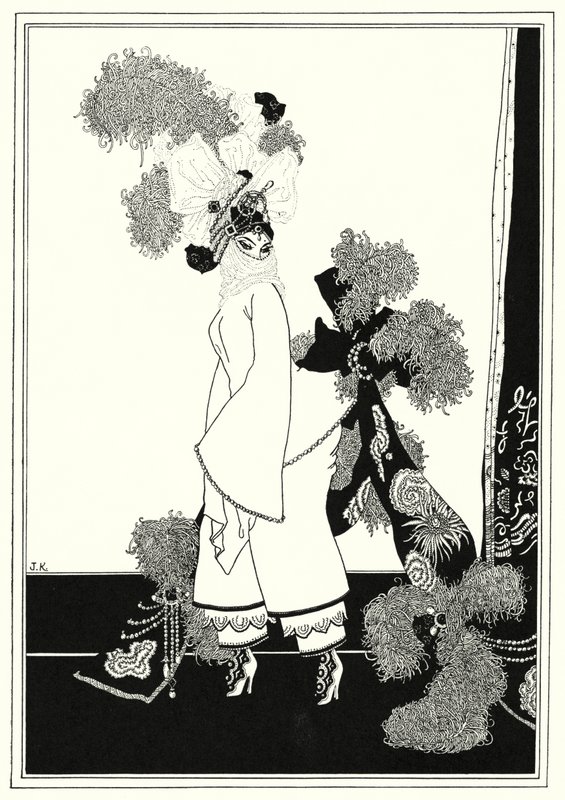 Ilustrace k Příběhu Aladina a báječné lampy (litho) od John Kettelwell
