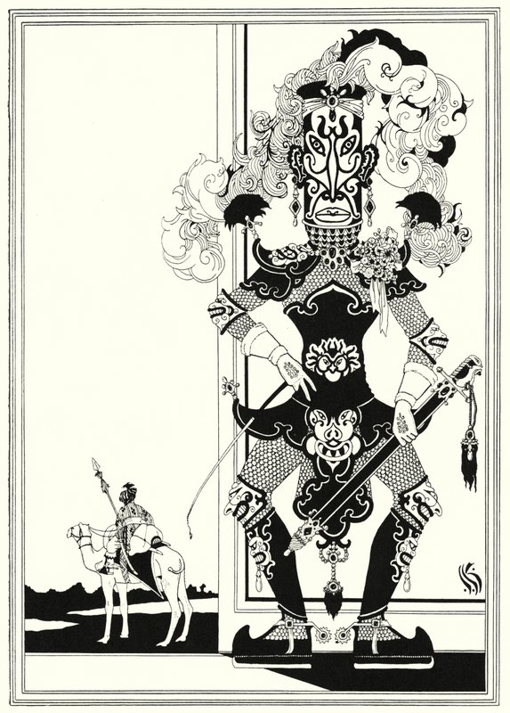 Ilustrace k Příběhu Aladina a báječné lampy (litho) od John Kettelwell