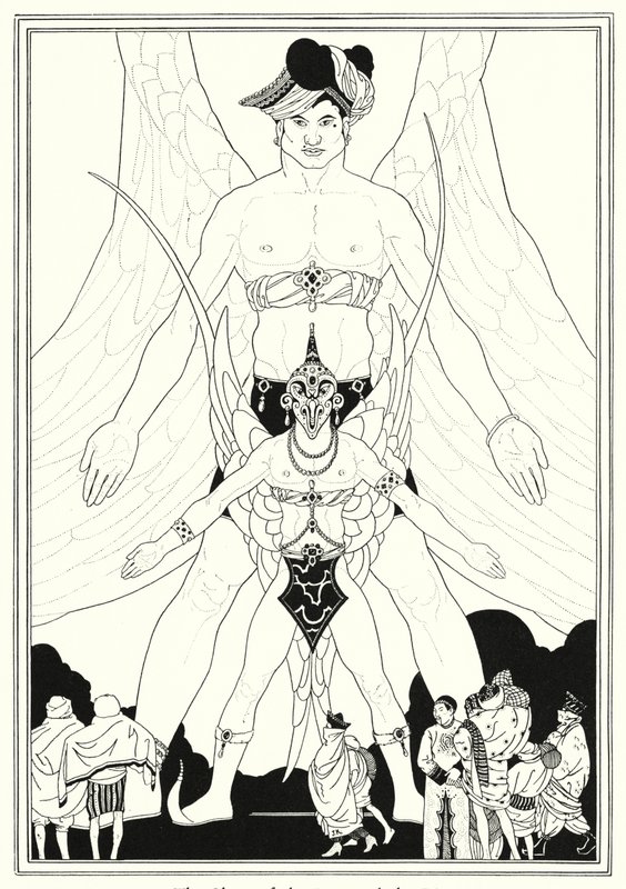 Ilustrace k Příběhu Aladina a báječné lampy (litho) od John Kettelwell