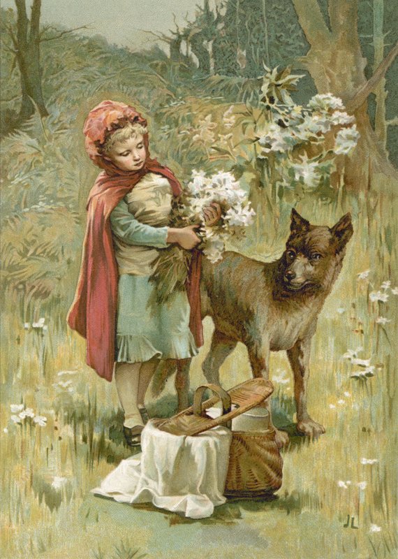 Červená Karkulka (chromolit) od John Lawson