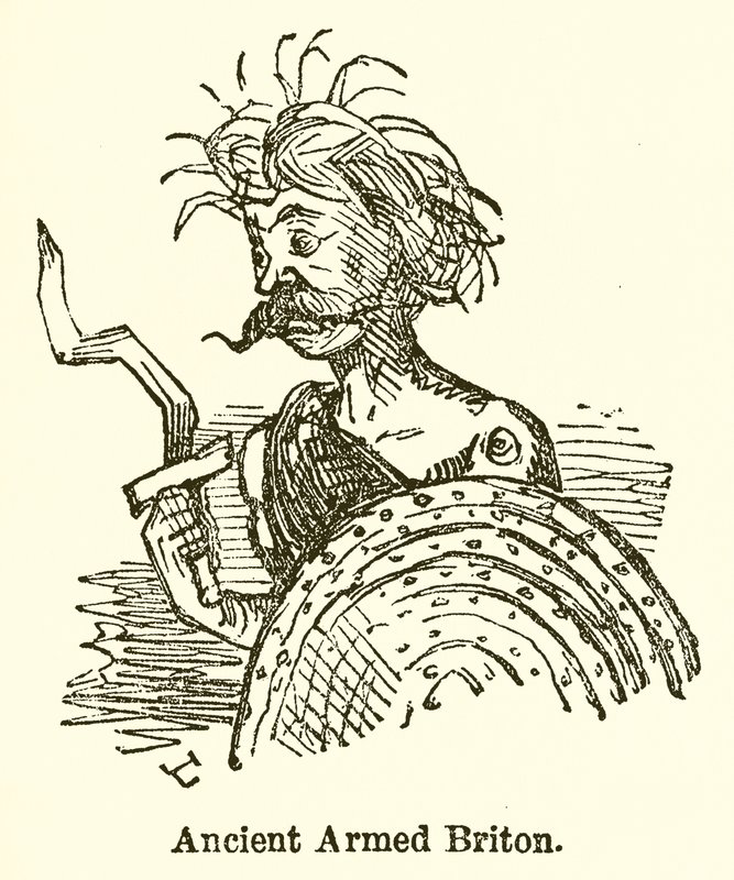 Starověký ozbrojený Brit od John Leech
