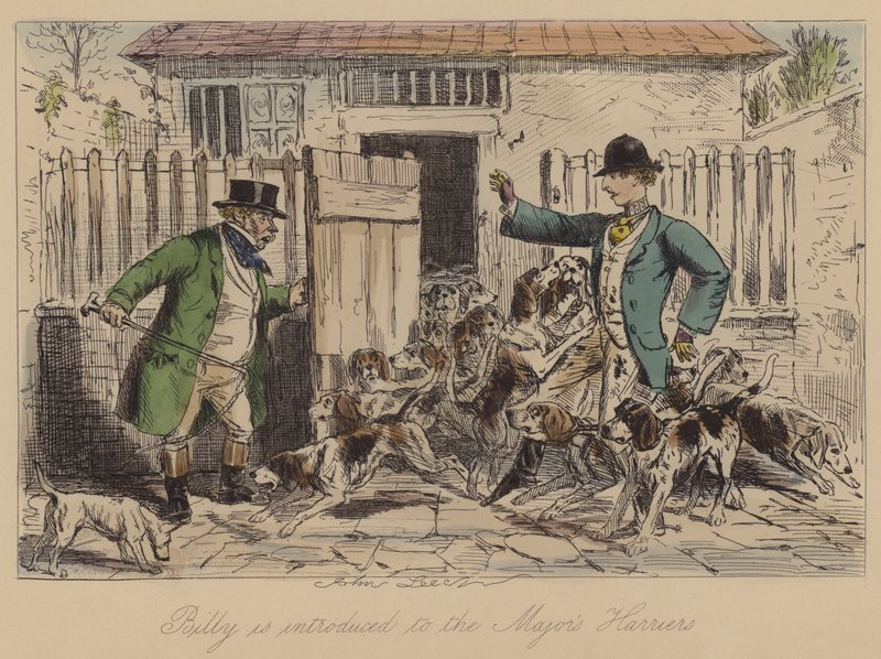 Billy je představen Mayors Harriers od John Leech