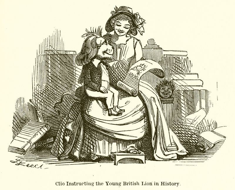 Clio Instruktáž mladého britského lva v historii od John Leech