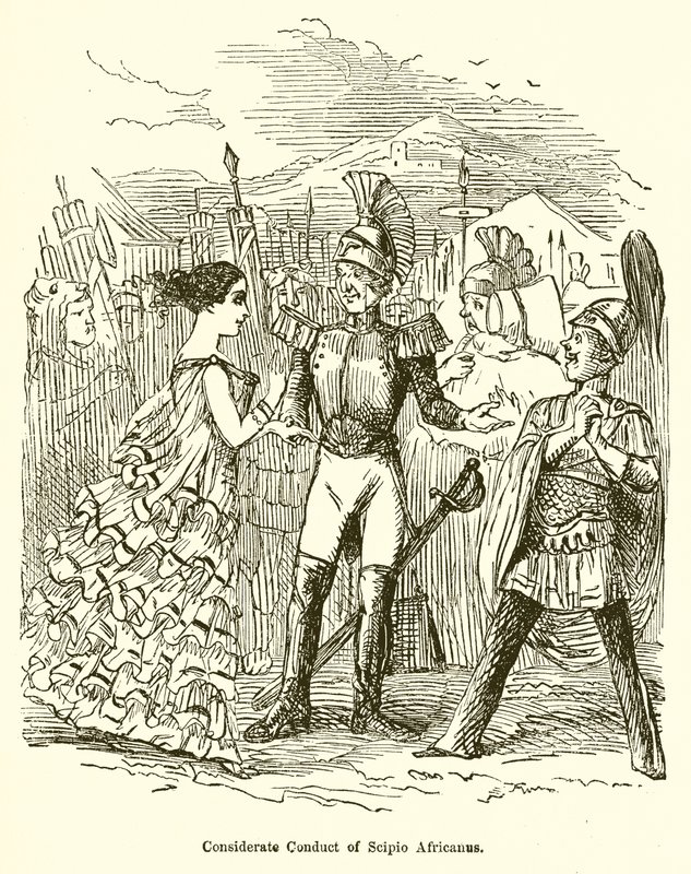 Zvažte chování Scipia Africana od John Leech