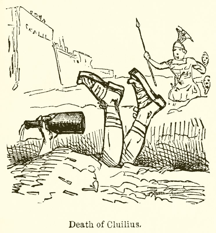 Smrt Cluilia od John Leech