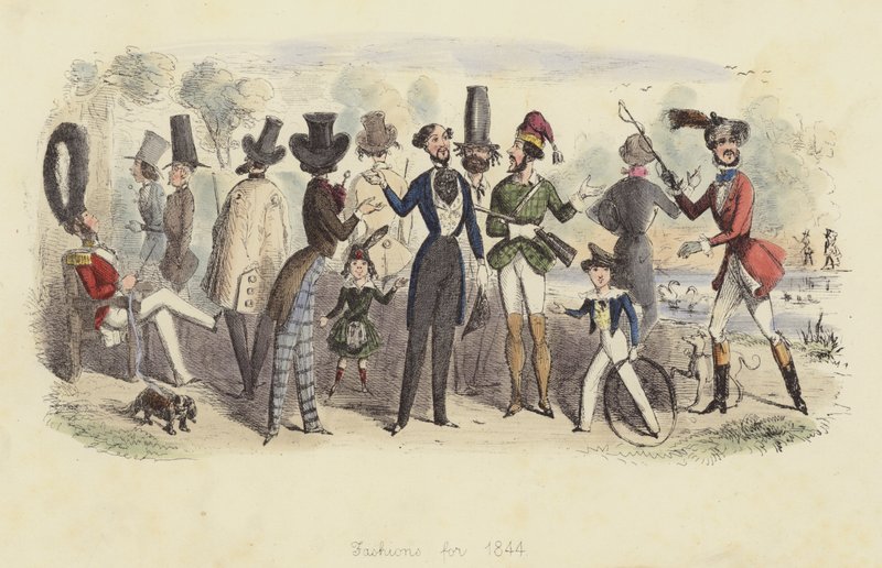 Móda pro rok 1844 od John Leech