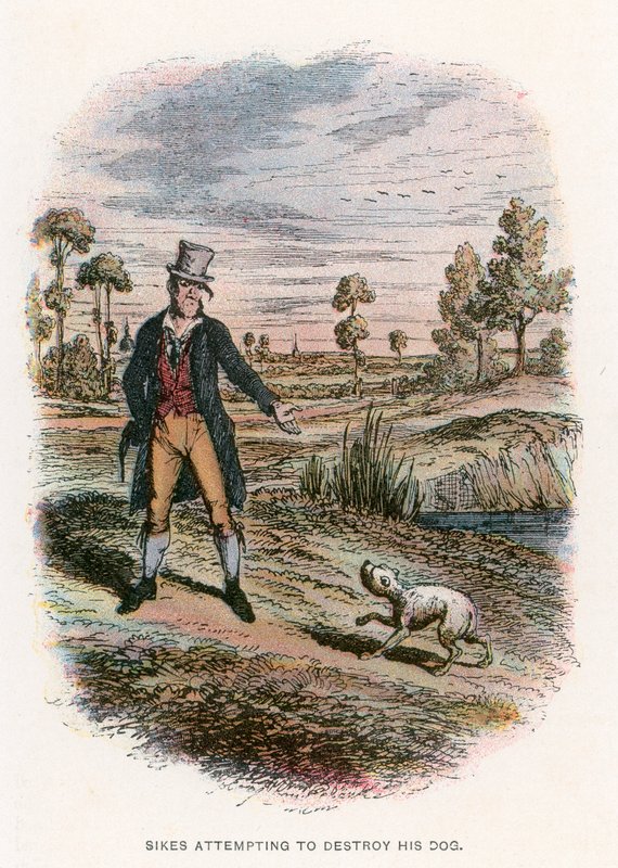 Ilustrace pro Olivera Twista od John Leech