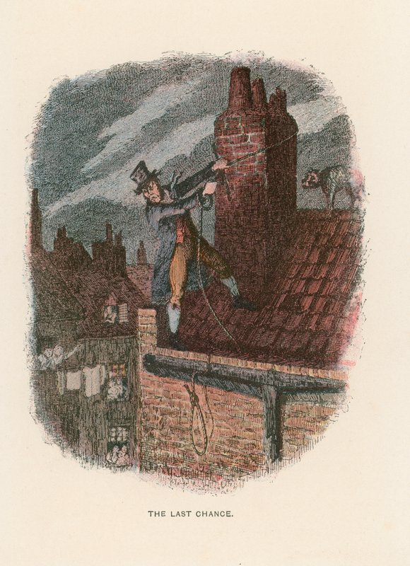 Ilustrace pro Olivera Twista od John Leech