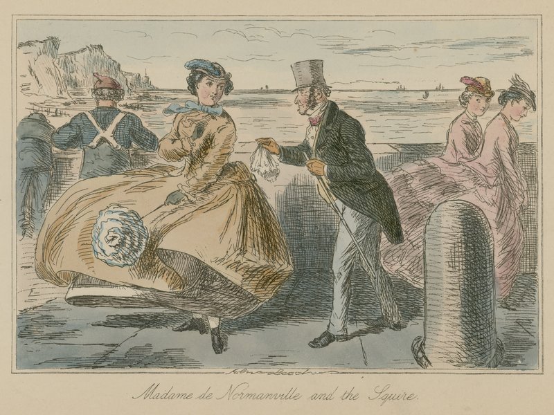 Madame de Normanville a panoš od John Leech